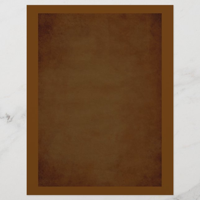 Schlichtes Brown Scrapbook Paper (Vorderseite)