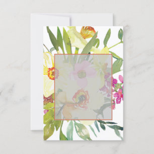 Schlichtes Budget Elegante Osterglocken Hochzeit  Einladung