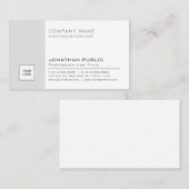 Schlichtes Corporate Modern Berufliches Elegantes  Visitenkarte (Vorne/Hinten)