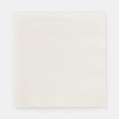 Schlichtes Ecru Blank Luncheon Wedding Paper Serviette (Vorderseite)