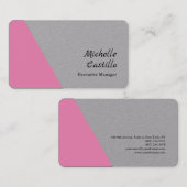 Schlichtes, einfaches Berufliches Minimalistisch-G Visitenkarte (Vorne/Hinten)