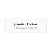 Schlichtes Einfaches Schwarz & Weiß (Vorne)