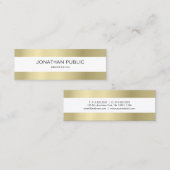 Schlichtes elegantes Design Modernes, Berufliches Mini Visitenkarte (Vorne/Hinten)