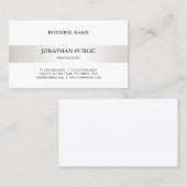 Schlichtes elegantes Minimalistisches Design Moder Visitenkarte (Vorne/Hinten)