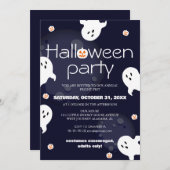 schlichtes, elegantes Party Einladung (Vorne/Hinten)