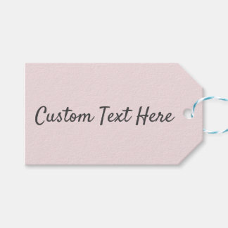 Schlichtes Erröten, rosa Geschenkanhänger