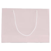 Schlichtes Erröten, rosa Große Geschenktüte (Rückseite)