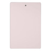 Schlichtes Erröten, rosa Mini Klemmbrett (Rückseite)