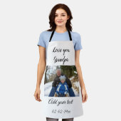 schlichtes, farbenfrohes, minimales Foto mein Groß Schürze (Getragen)