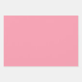 Schlichtes Flamingo Geschenkpapier Set (Vorderseite 2)