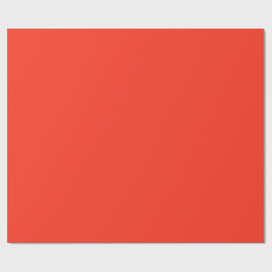 Schlichtes Flamingo in kräftiger Farbe, hellrot Geschenkpapier (Flach)