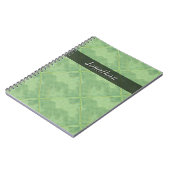 Schlichtes Fliesen-Keramik-Oberflächen-Grau Notizblock (Linke Seite)