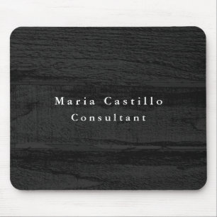 Schlichtes Graues Holz Minimalistisch Moderne Mousepad