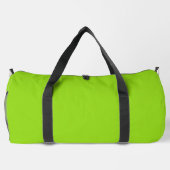 Schlichtes Grün Duffle Bag (Rückseite)
