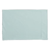 Schlichtes, grünes Pair der Pillowcases Kissenbezug (Vorderseite-Rechts)