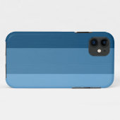 Schlichtes helles Himmel-Blau und blaue Case-Mate iPhone Hülle (Rückseite (Horizontal))