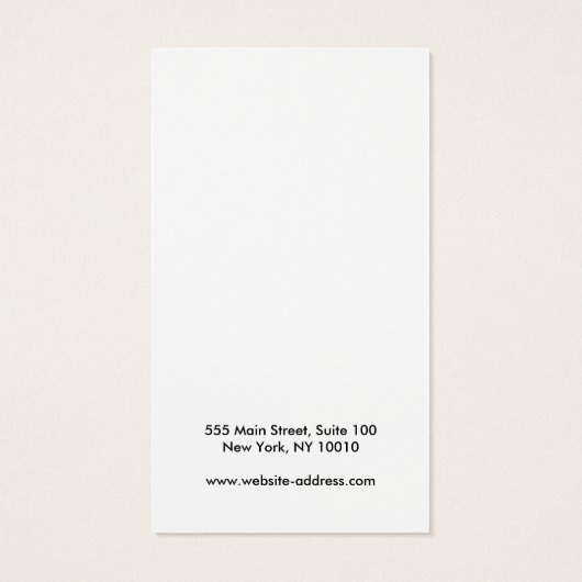 Schlichtes Hinzufügen von Logos, beliebiger Farbve (Rückseite)