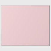 Schlichtes Icy-Licht in fester Farbe Rosa Geschenkpapier (Flach)