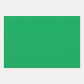 Schlichtes Kleeblatt Pigment Sap Grüne Farbtöne 3 Geschenkpapier Set (Vorderseite 2)