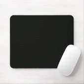 Schlichtes leeres schwarzes Grau DIY addieren Mousepad (Mit Mouse)
