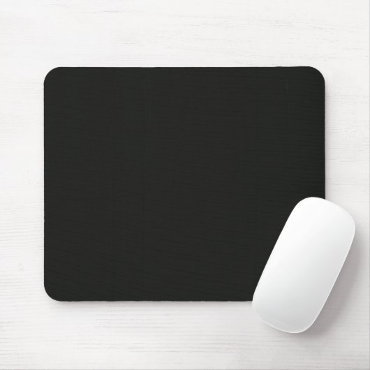Schlichtes leeres schwarzes Grau DIY addieren Mousepad (Mit Mouse)