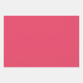 Schlichtes Leuchtstoffparadies Pink Shades 3 Tones Geschenkpapier Set (Vorderseite 2)