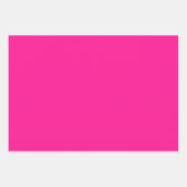 Schlichtes Leuchtstoffparadies Pink Shades 3 Tones Geschenkpapier Set (Vorderseite)