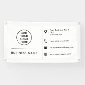 Schlichtes Logo für Berufliche Unternehmen Banner (Horizontal)