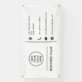 Schlichtes Logo für Berufliche Unternehmen Banner (Vertikal)