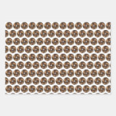 Schlichtes Marmorrye Cinnamon Raisin Bagel Frühstü Geschenkpapier Set (Vorderseite 2)