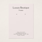 Schlichtes Minimal-Lichtrosa-Schmuckstück (Vorderseite)