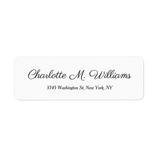 Schlichtes Minimalistisches Beruflich Modernes Ele (Vorne)