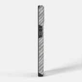 Schlichtes nahtloses Holzmuster iPhone Hülle (Rechte Seite)