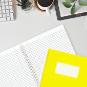 Schlichtes Neon Spiral-Komposition-SchulNotebook Notizblock