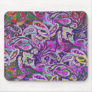 Schlichtes Paisley 4 Mousepad