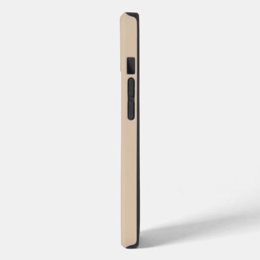 Schlichtes Palomino-Beige Case-Mate iPhone Hülle (Rückseite / Links)