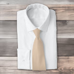 Schlichtes Palomino-Beige Krawatte<br><div class="desc">Schlichtes Palomino beige-Design in kräftigen Farben.</div>