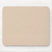 Schlichtes Palomino-Beige Mousepad (Vorne)