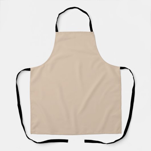 Schlichtes Palomino-Beige Schürze (Vorderseite)