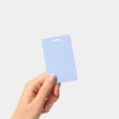 Schlichtes Perwinkelblau in fester Farbe Ausweis (Handheld)