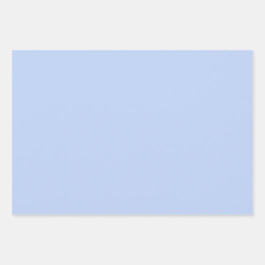 Schlichtes Perwinkelblau in fester Farbe Geschenkpapier Set (Vorderseite 2)