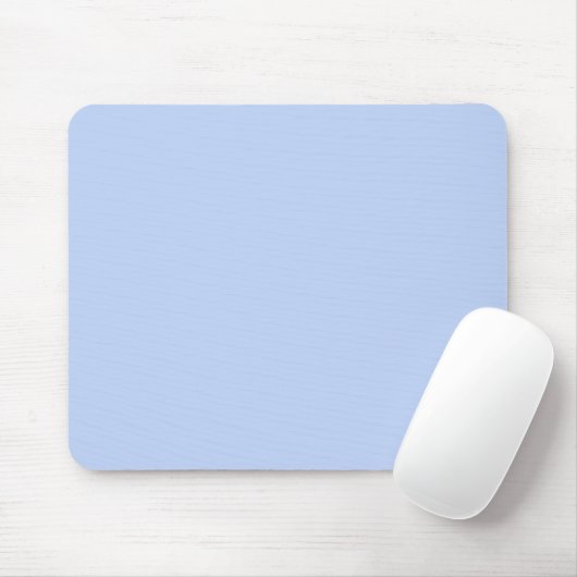Schlichtes Perwinkelblau in fester Farbe Mousepad (Mit Mouse)