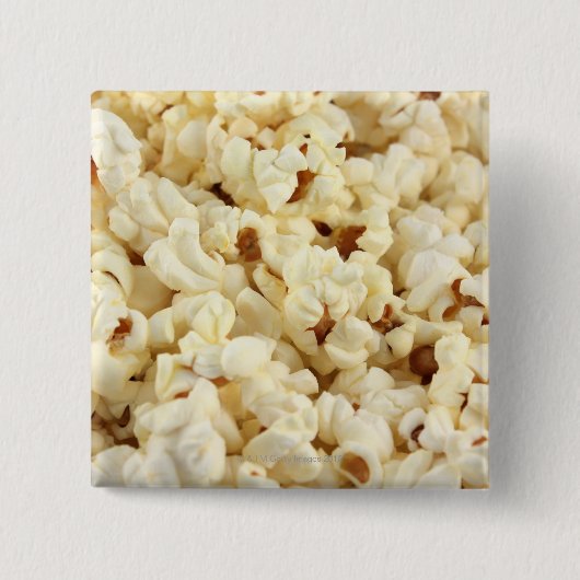 Schlichtes Popcorn nah. Button (Vorderseite)