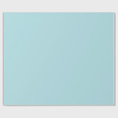 Schlichtes Pulver Blauer Farbton Geschenkpapier (Flach)