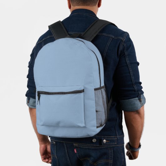 Schlichtes Pulver in fester Farbe blau Bedruckter Rucksack (Insitu (Modell))