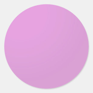 Schlichtes Rosa Lila: Text oder Bild hinzufügen Runder Aufkleber