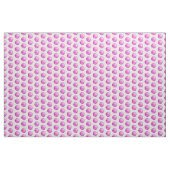 schlichtes, rosa Softballs Muster beim Grausport Stoff (Yard (91,4 cm))