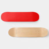 Schlichtes Rot Skateboard (Horizontal)