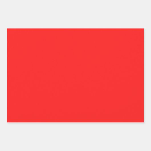 Schlichtes Rotes Valentin Geschenkpapier Set (Vorderseite 3)