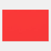 Schlichtes Rotes Valentin Geschenkpapier Set (Vorderseite)